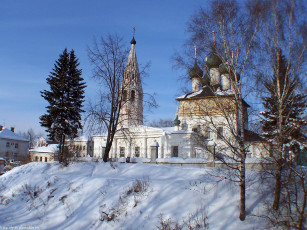 Картинка нерехта зима церковь богоявления города православные церкви монастыри