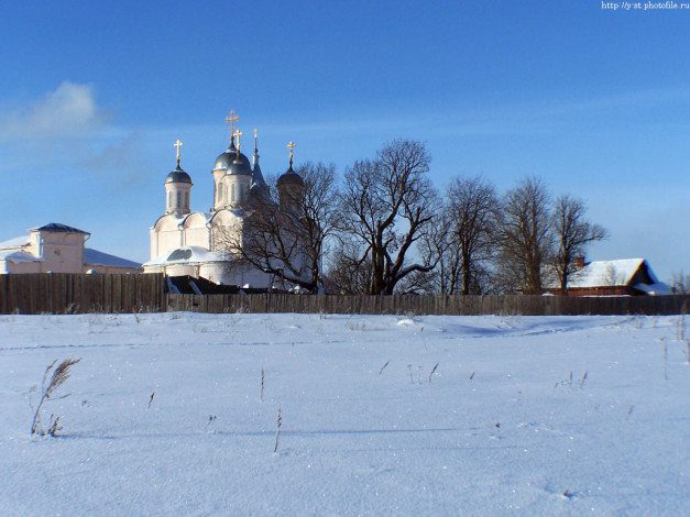 Обои картинки фото галич, зима, паисиево, галический, монастырь, города, православные, церкви, монастыри