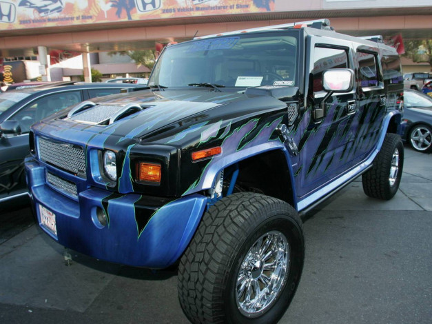 Обои картинки фото hummer, h2, tuning, автомобили