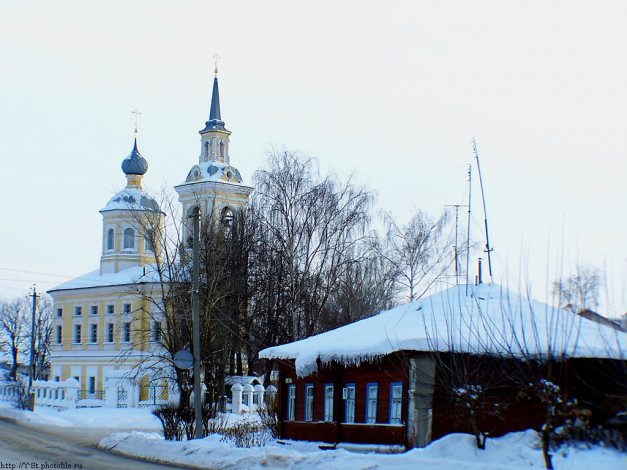 Обои картинки фото нерехта, преображенская, церковь, города, православные, церкви, монастыри