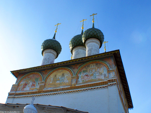 Обои картинки фото нерехта, зима, церковь, богоявления, города, православные, церкви, монастыри