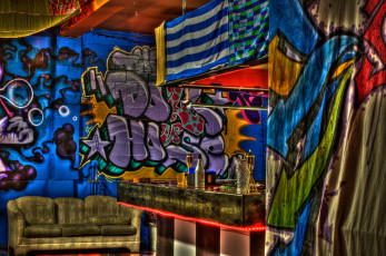 Картинка разное граффити клуб диван