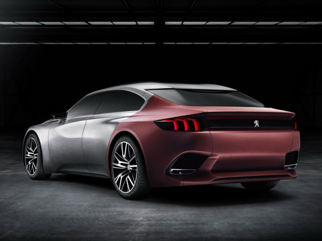 Обои картинки фото автомобили, 3д, 2014г, concept, exalt, peugeot