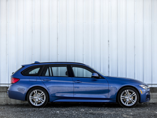 Обои картинки фото автомобили, bmw, xdrive, sports, синий, wagon, 2013г, f31, package, sport, m, 328d