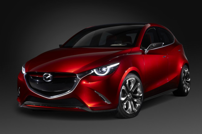 Обои картинки фото 2014 mazda hazumi, автомобили, mazda, красный, hazumi