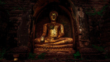 обоя разное, религия, будда, храм, статуя, мантра, молитва, буддизм