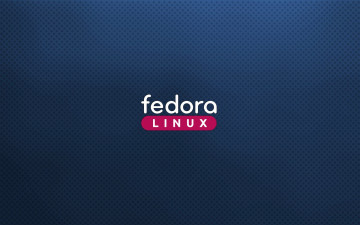 обоя компьютеры, fedora, фон, логотип