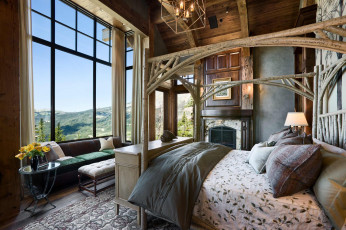 Картинка интерьер спальня quartz residence bedroom montana