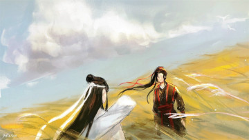 Картинка аниме mo+dao+zu+shi вэй усянь лань ванцзи поле