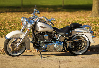 обоя харлей, мотоциклы, harley-davidson, мотоцикл, байк, белый