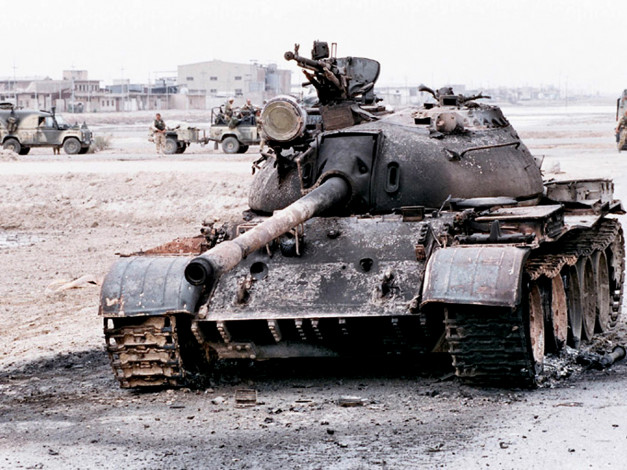 Обои картинки фото средний, танк, 55, техника, военная