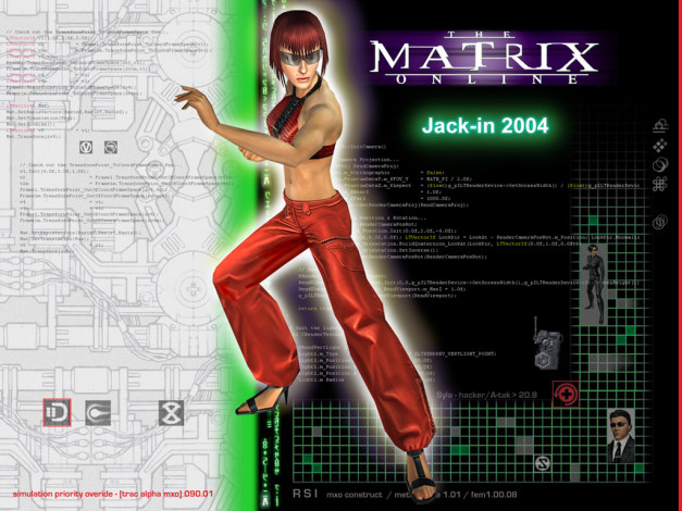 Обои картинки фото видео, игры, the, matrix, online
