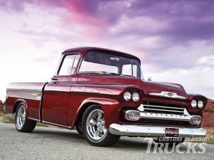 Картинка 1958 chevy cameo автомобили custom pick up