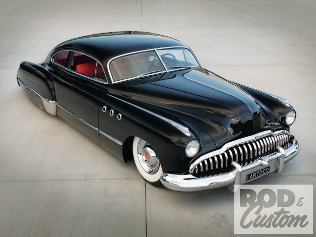 Обои картинки фото 1949, buick, sedanette, автомобили