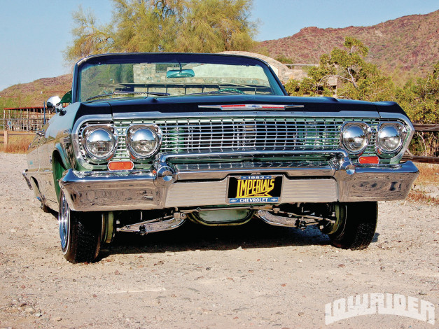Обои картинки фото 1963, chevrolet, impala, ss, автомобили