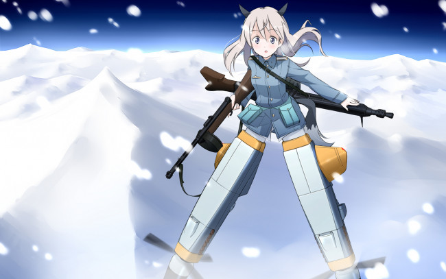 Обои картинки фото аниме, strike, witches