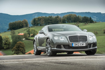 Картинка 2012 bentley continental gt speed автомобили