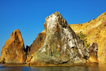 Картинка украина севастополь природа побережье море скалы берег