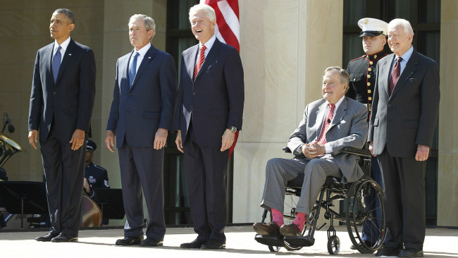 Обои картинки фото президентов, сша, на, одном, кадре, мужчины, unsort, америка