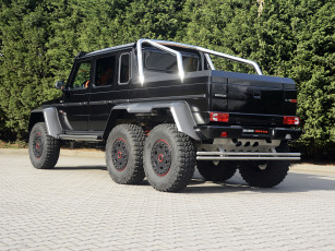 обоя автомобили, brabus, mercedes-benz, темный, 2013, w463, g, 63, amg, 6x6