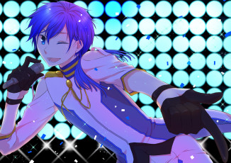 Картинка аниме vocaloid kaito