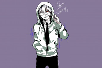 Картинка аниме tokyo+ghoul канеки