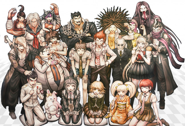 Обои картинки фото аниме, danganronpa, парни