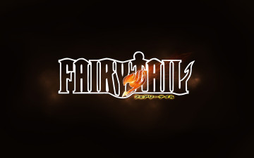 Картинка аниме fairy+tail надпись эмблема название волшебство гильдия