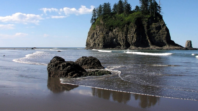 Обои картинки фото природа, побережье, камни, скала