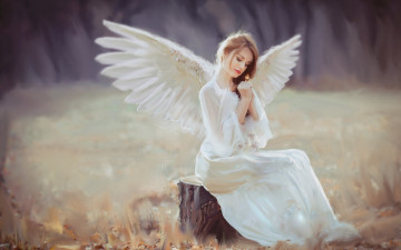 Картинка фэнтези ангелы девушка