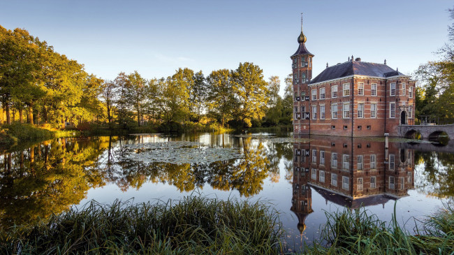 Обои картинки фото bouvigne castle, города, замки нидерландов, bouvigne, castle