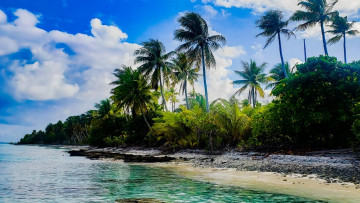 обоя rangiroa atoll, french polynesia, природа, тропики, rangiroa, atoll, french, polynesia