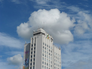 Картинка беларуськалий города здания дома облака небо здание