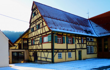 Картинка германия хайинген города здания дома дом