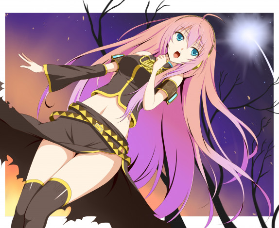 Обои картинки фото megurine, luka, аниме, vocaloid