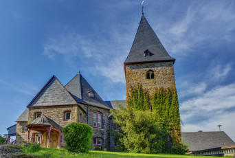Картинка германия хоттенбах кирха города католические соборы костелы аббатства