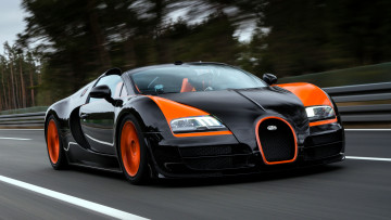 Картинка bugatti veyron автомобили automobiles s a спортивные класс-люкс франция