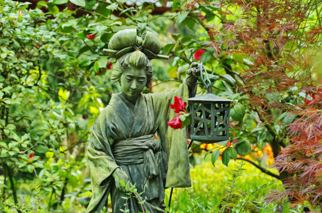 Обои картинки фото japanese, garden, leverkusen, germany, разное, рельефы, статуи, музейные, экспонаты