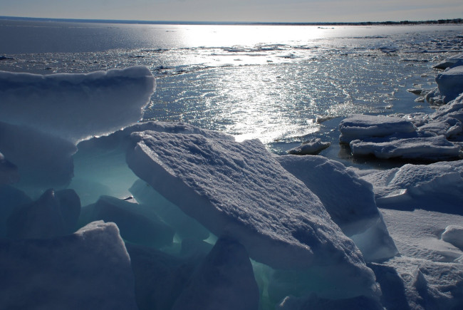 Обои картинки фото chaleur, bay, canada, природа, айсберги, ледники, beresford, бересфорд, канада, залив, шалёр, зима, льдины