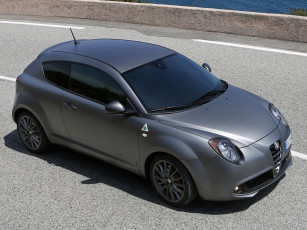 Картинка автомобили alfa+romeo 955 2014 г mito verde quadrifoglio alfa romeo темный