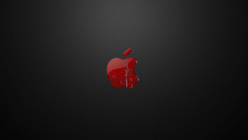 Картинка компьютеры apple логотип фон яблоко