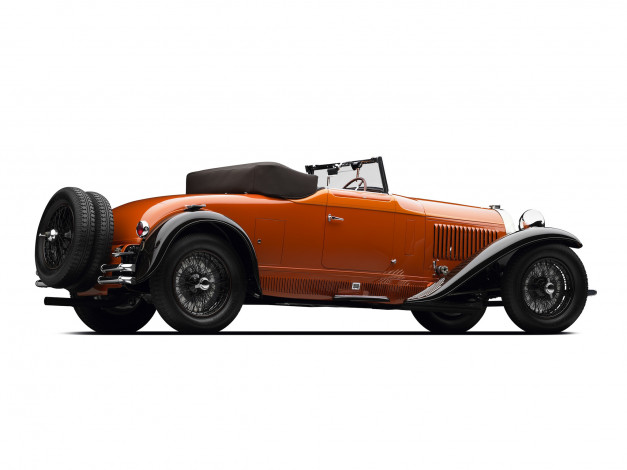 Обои картинки фото автомобили, bugatti, type, 46, cabriolet, de, villars