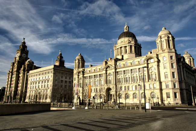 Обои картинки фото pier head - liverpool,  england, города, - здания,  дома, площадь