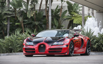 Картинка автомобили bugatti sportscar veyron hellbug