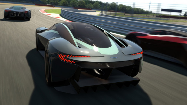 Обои картинки фото aston martin dp-100 vision gran turismo concept 2014, автомобили, 3д, 2014, concept, dp-100, aston, martin, vision, gran, turismo