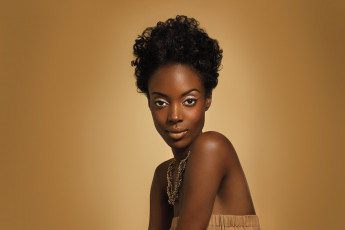 Картинка девушки -unsort+ темнокожие девушка причёска портрет лицо макияж модель брюнетка мулатка