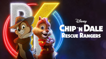 обоя chip `n dale,  rescue rangers || 2022, мультфильмы,  rescue rangers, чип, и, дейл, спешат, на, помощь, 2022, персонаж, бурундук, постер