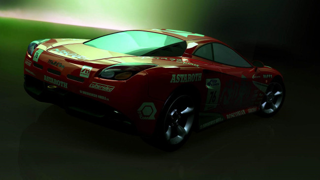 Обои картинки фото ridge racer 6, видео игры, машина, красная
