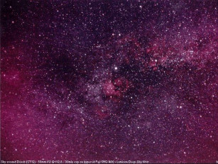 Картинка млечный путь вблизи северного креста космос галактики туманности
