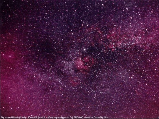 Обои картинки фото млечный, путь, вблизи, северного, креста, космос, галактики, туманности